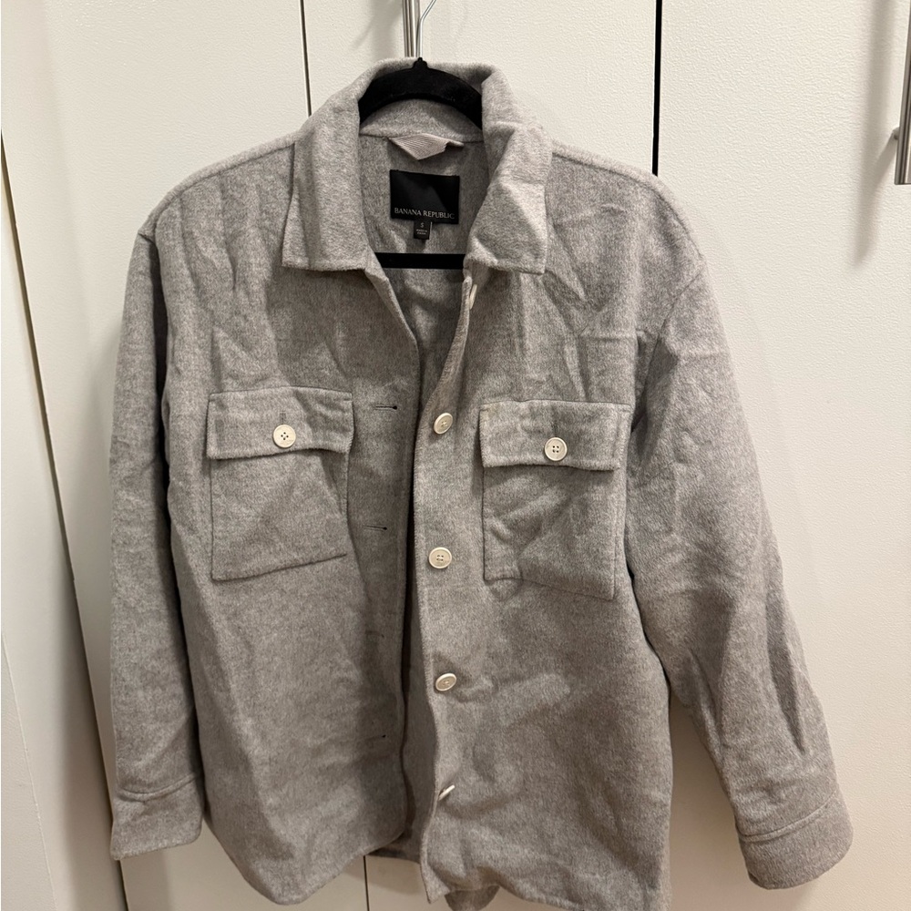 Banana Republic Gray Utility Jacket